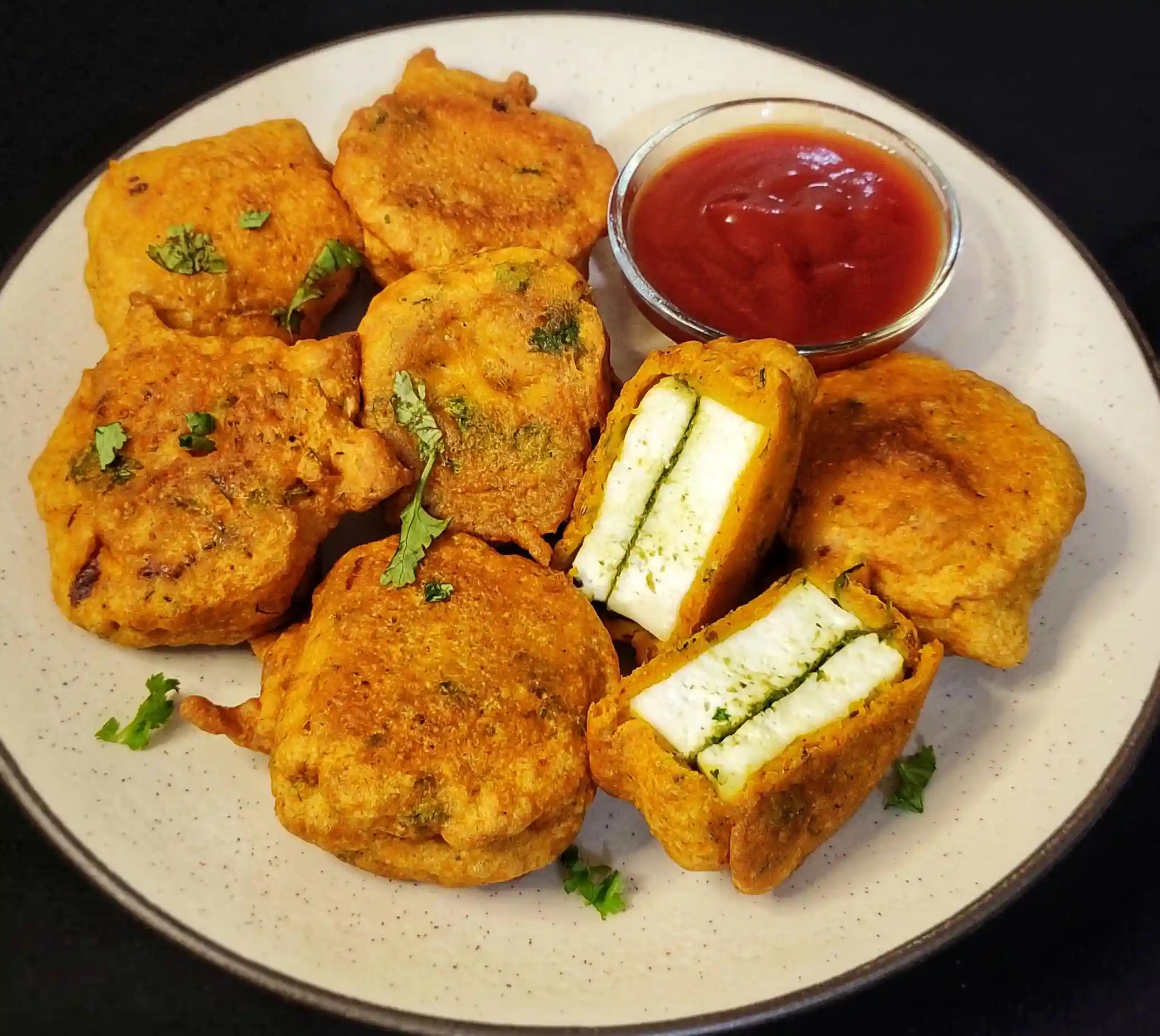 Paneer Pakoda and Aloo Kofta
